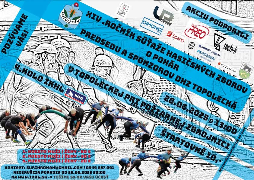 O pohár Predsedu a sponzorov DHZ Topolecká_poster